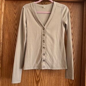 Button Down Sweater
